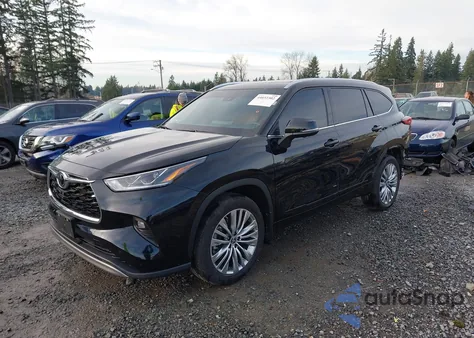 2023 Toyota Highlander Platinum z USA, uszkodzony, nr VIN 5TDKDRBH4PS038908